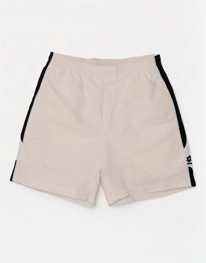 Lotto Hombre Shorts Deportivos Con Gráficos Medium White Colorblock