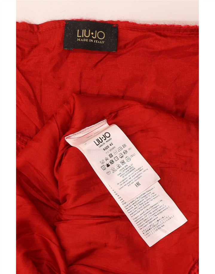 Liu Jo Top De Ganchillo Para Mujer Manga 3/4 IT 42 Acrílico Rojo Medio