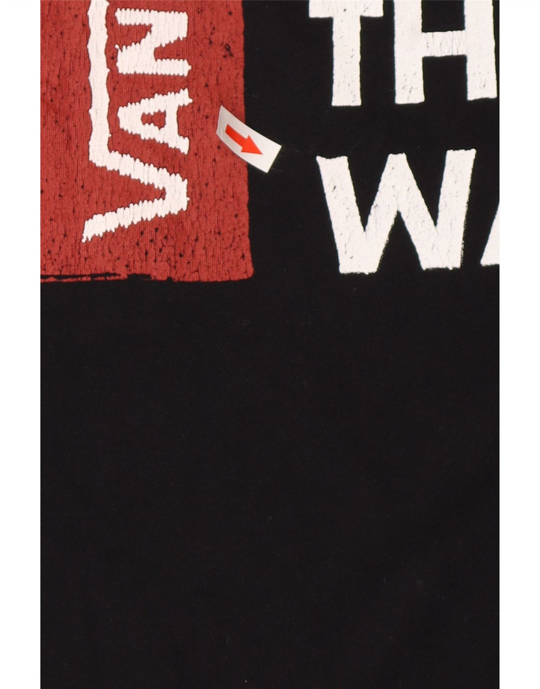 Vans - Camiseta gráfica para hombre, talla mediana, algodón negro