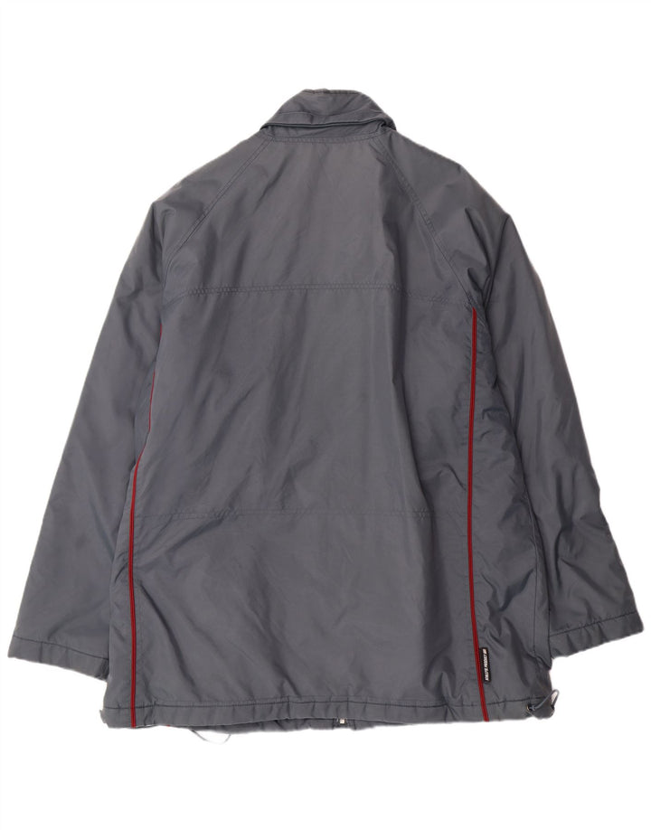 NIKE Mens Windbreaker Jacket UK 45/47 XL Grey Nylon