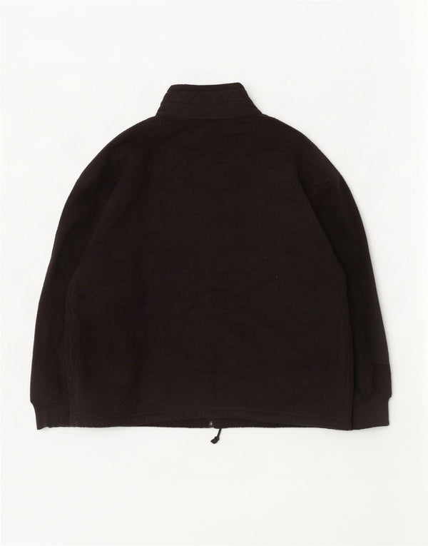 Marks & Spencer Chaqueta polar St. Michael para mujer, talla 40, talla grande, color negro