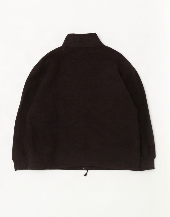 Marks & Spencer Chaqueta polar St. Michael para mujer, talla 40, talla grande, color negro