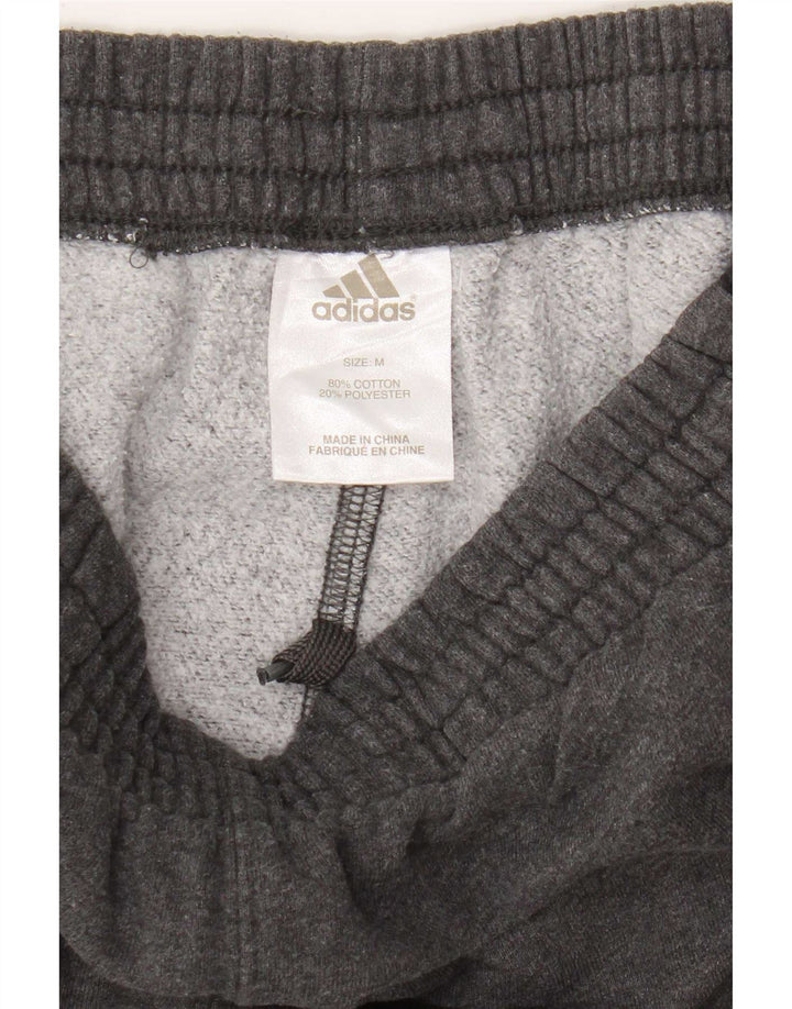 Pantalón De Chándal Adidas Hombre Crop Gris Medio Algodón