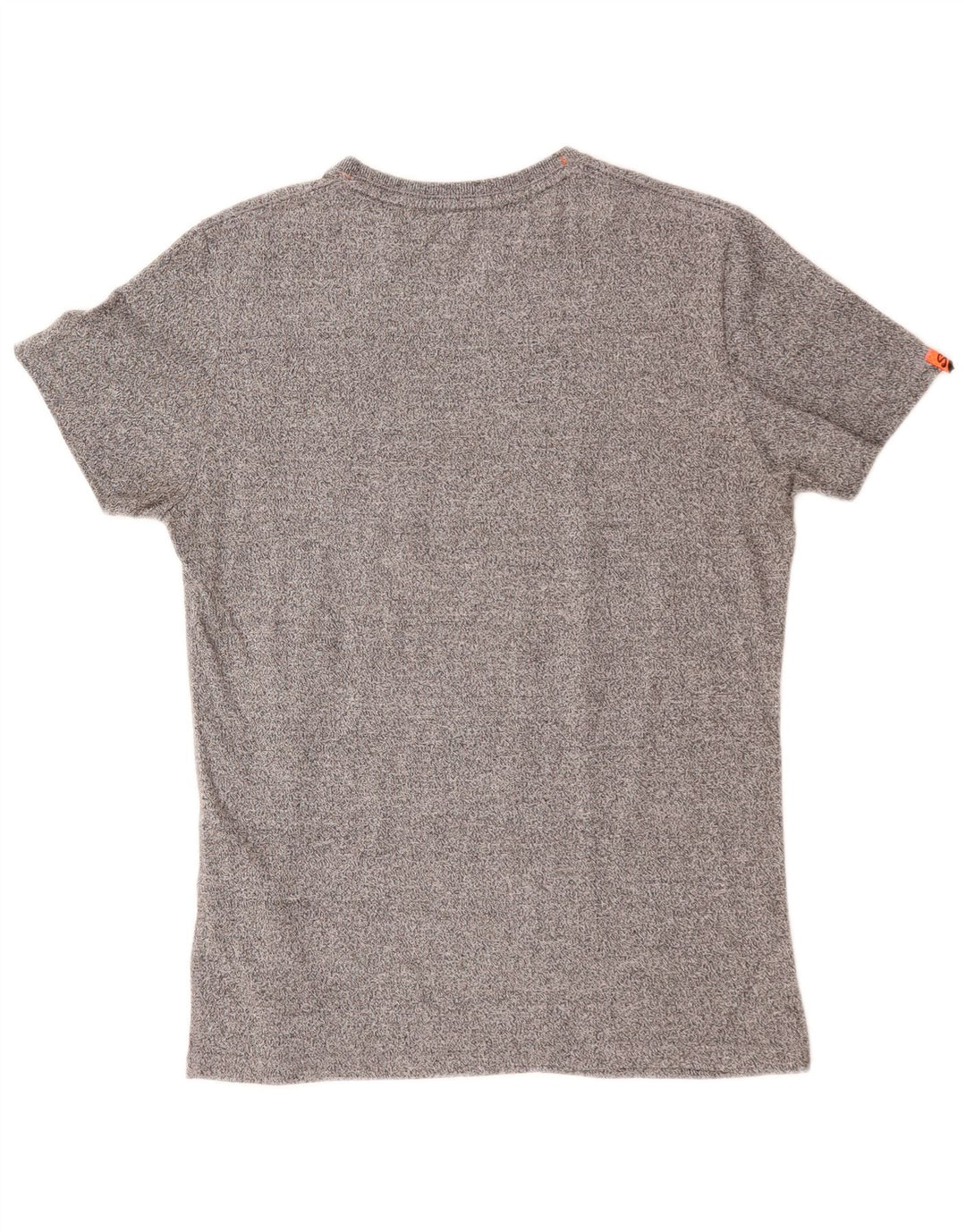 Superdry Camiseta con gráfico vintage para hombre, talla grande, de algodón moteado en gris