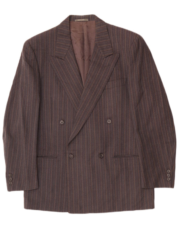Trussardi Traje de 2 piezas para hombre IT 50 Large W32 L29 Gris Rayas