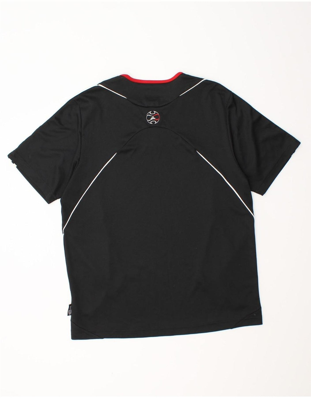 ADIDAS Mens Clima 365 Camiseta Top Medio Negro Poliéster