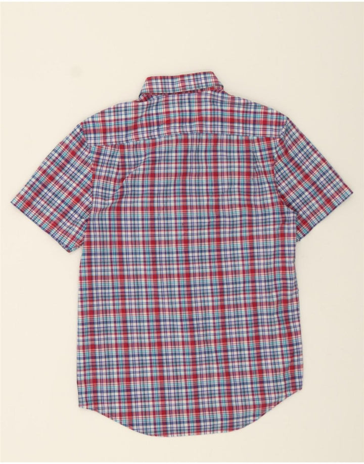 PENGUIN Mens Checked  Short Sleeve Shirt Small Multicoloured Check Classic Vintage Penguin and Second-Hand Penguin from Messina Hembry 