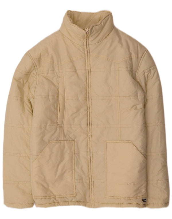 LOTTO Chaqueta Acolchada Mujer UK 44 Medium Amarillo Nylon