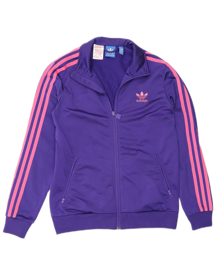 Adidas Chaqueta Chándal Niña 13-14 Años Morado Poliéster