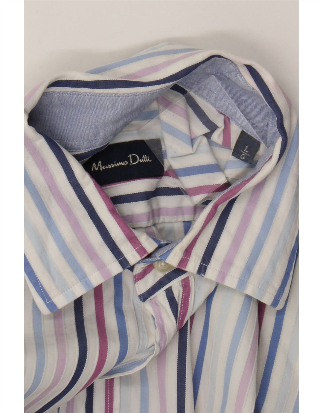 Camisa Massimo Dutti Hombre Large Rayas Multicolor