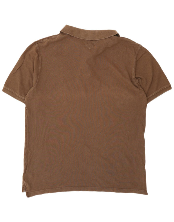 Tommy Hilfiger Polo Slim Fit para Hombre 2XL Algodón Marrón