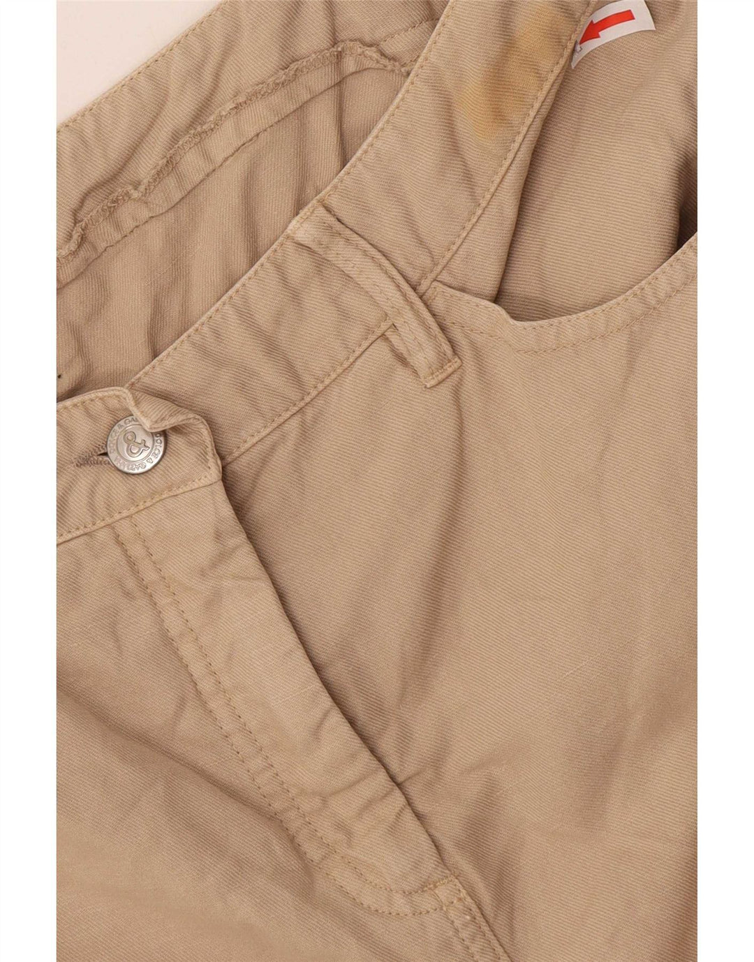 Dolce & Gabbana Falda Recta Mujer IT 44 Mediana W34 Algodón Beige