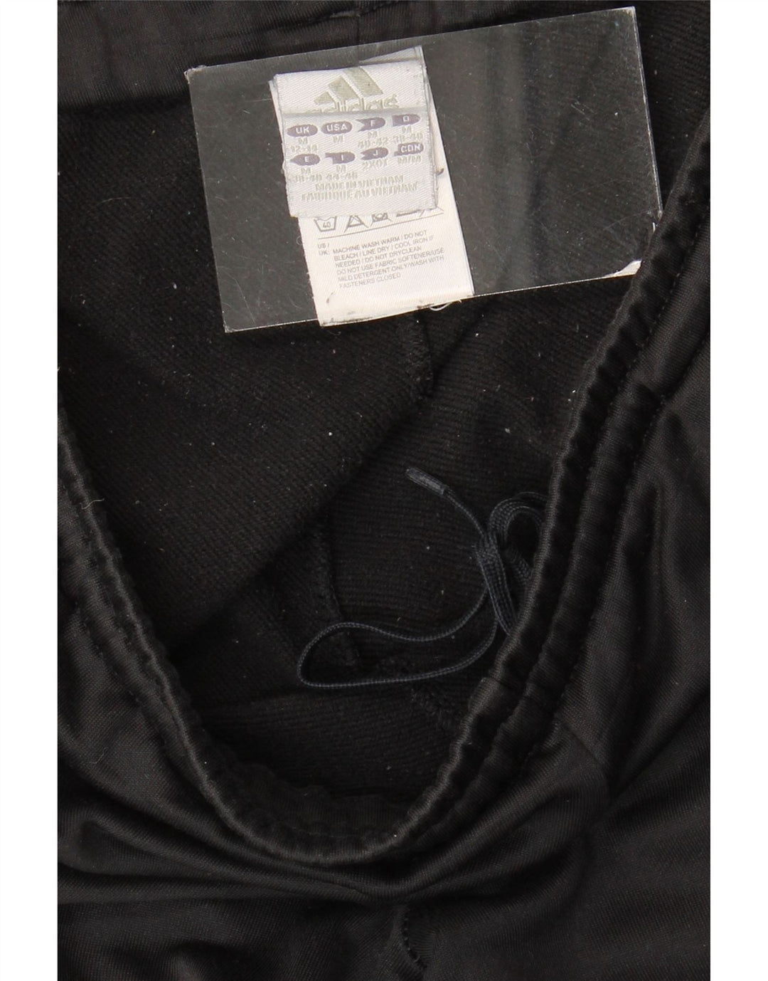 Adidas Pantalones de Chándal para Mujer UK 12/14 Mediano Negro Poliéster