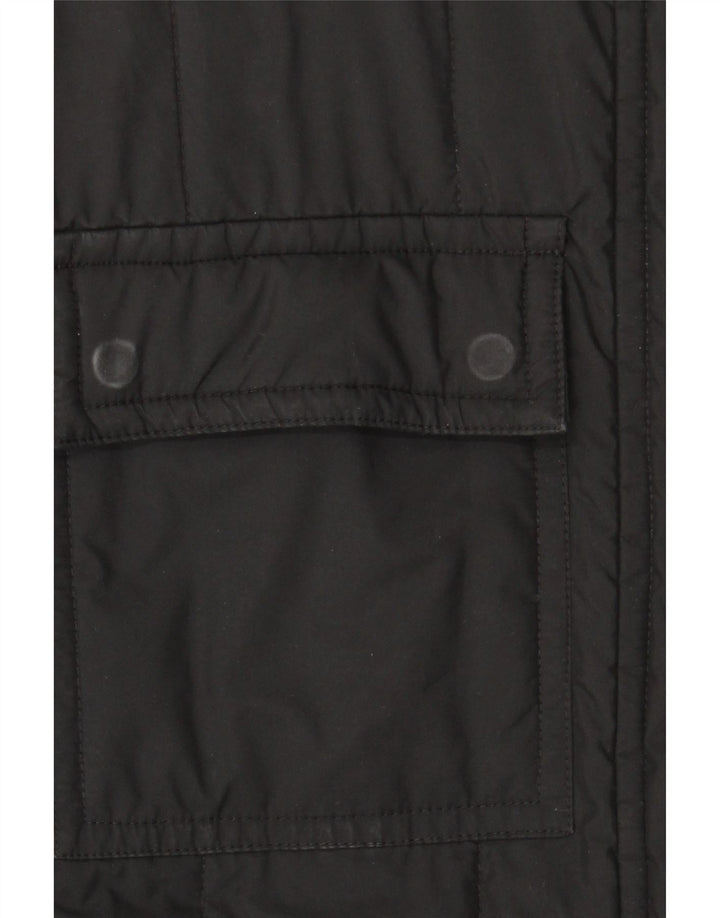 Marlboro Classics Chaqueta acolchada para hombre Reino Unido 40 Grande Negro