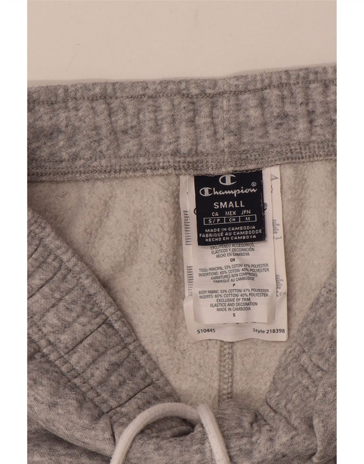 Champion Pantalones cortos deportivos para hombre de algodón moteado gris pequeño