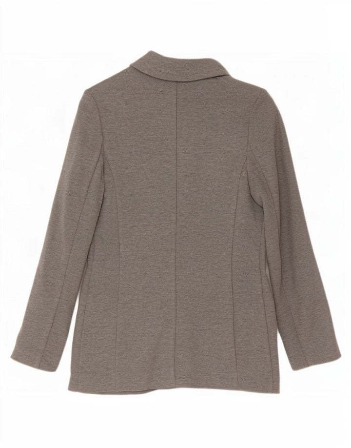 Marks & Spencer Chaqueta tipo blazer de ajuste relajado para mujer UK 6 XS Poliéster gris