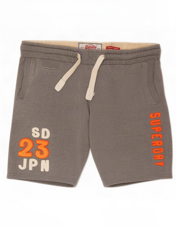 Superdry Shorts deportivos con gráficos para hombre 2XL Algodón gris