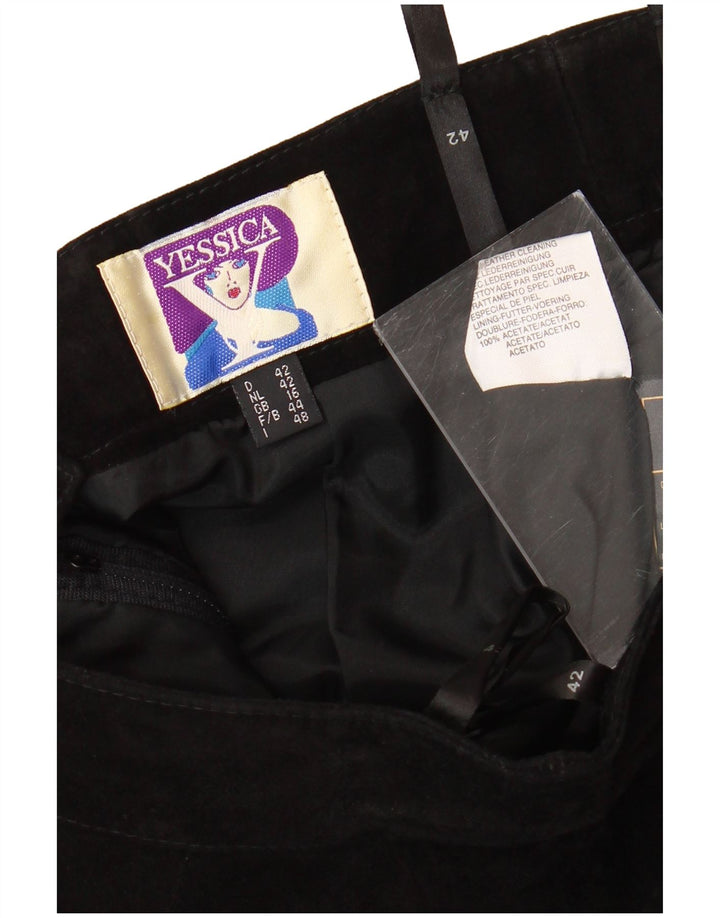 YESSICA Falda lápiz para mujer UK 46 Large W30 Acetato negro