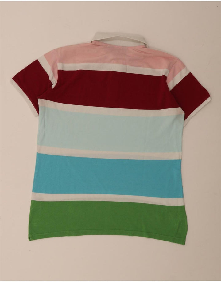 Polo Kappa Hombre Grande De Algodón A Rayas Multicolor