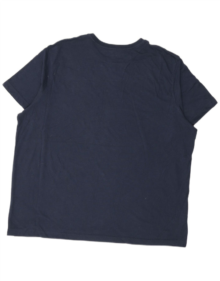 Eddie Bauer Camiseta para hombre Top 2XL Azul marino Algodón