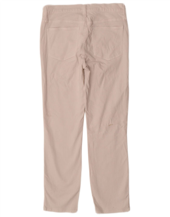 Pantalones casuales rectos para mujer J. Crew W29 L28 Blanco