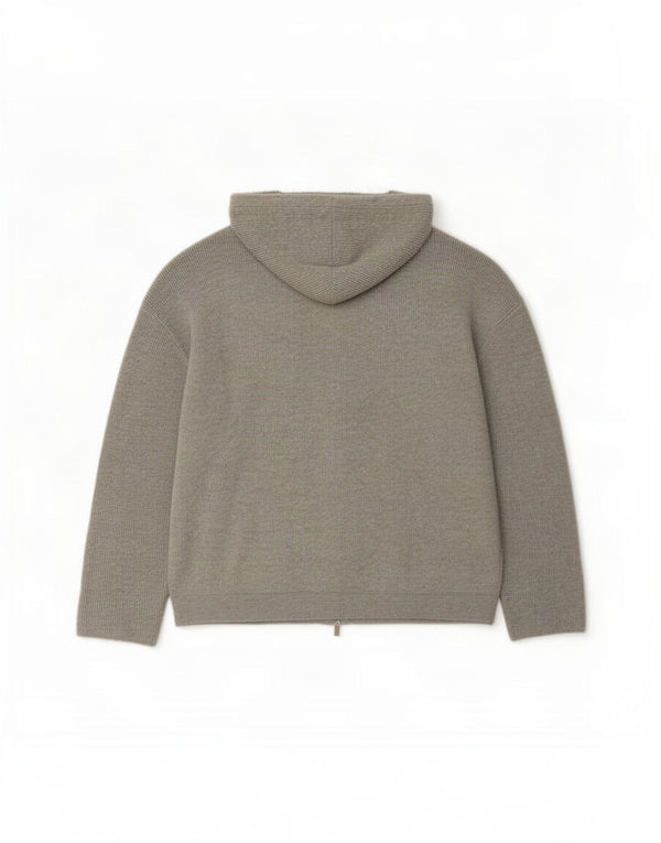 Marks & Spencer Cárdigan con capucha y cremallera completa para mujer UK 40 XL Gris
