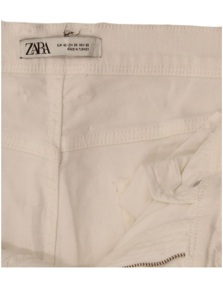 Zara Mens Slim Jeans EU 42 Grande W32 L29 Blanco