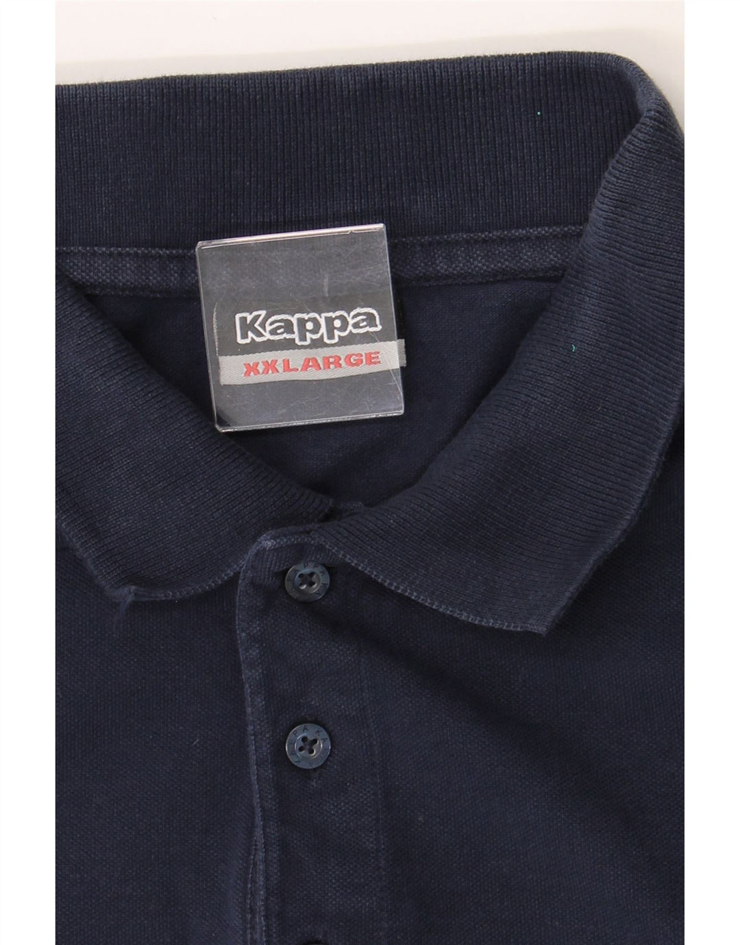 KAPPA Mens Polo Shirt 2XL Navy Blue Cotton Vintage Kappa and Second-Hand Kappa from Messina Hembry 