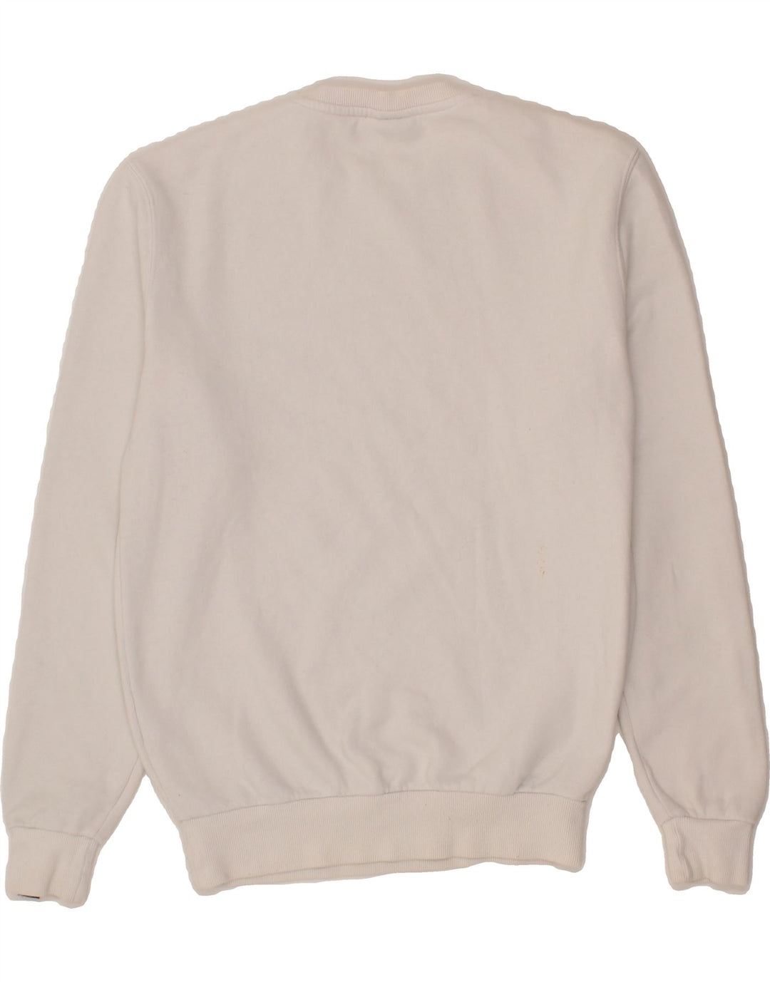 ELLESSE Womens Oversized Sweatshirt Jumper UK 8 Small White Cotton Vintage Ellesse and Second-Hand Ellesse from Messina Hembry 