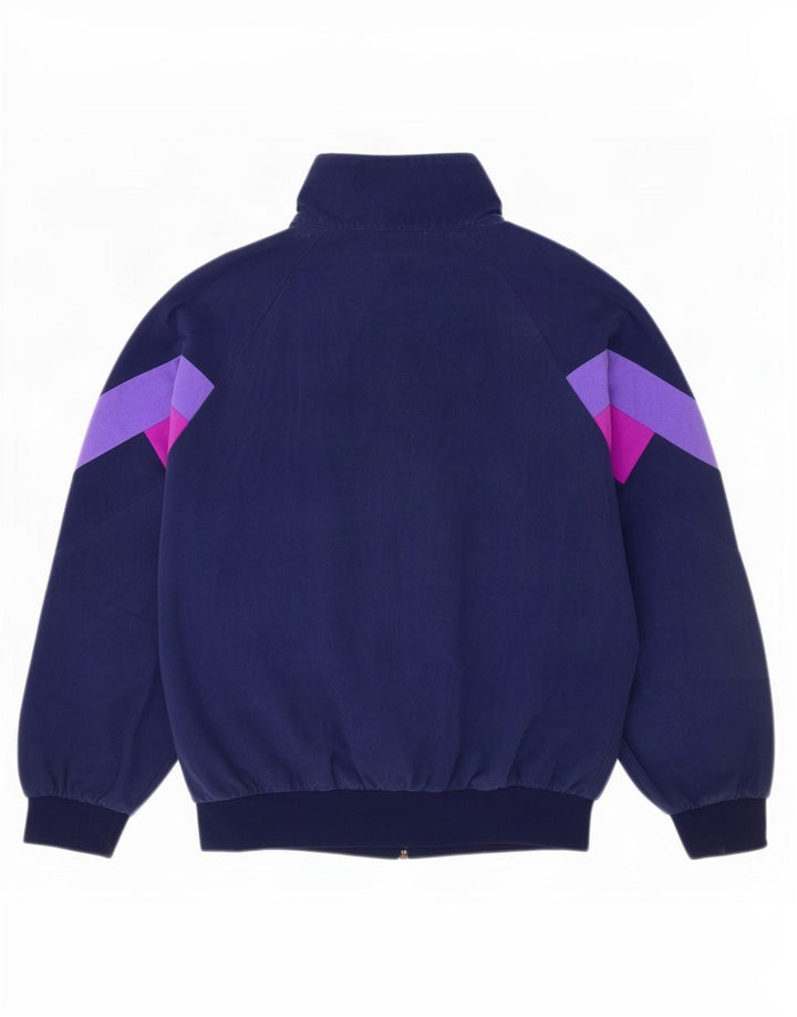 Asics Hombre Graphic Chándal Top Chaqueta IT 50 Medium Azul Colorblock