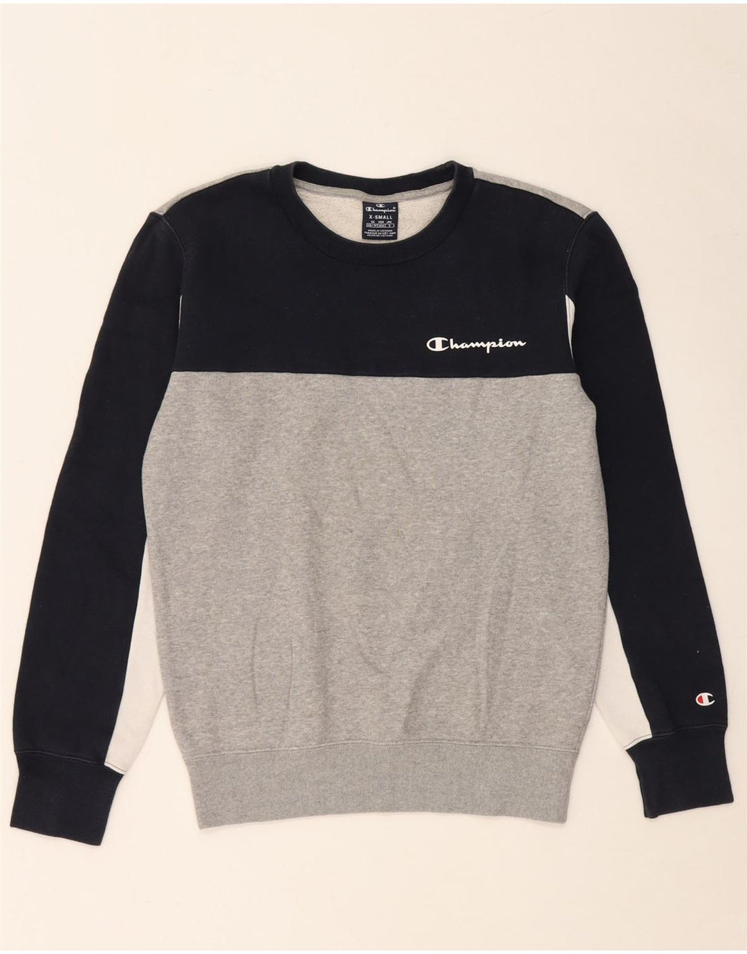 Champion Sudadera Jumper XS Multicolor Colorblock Algodón