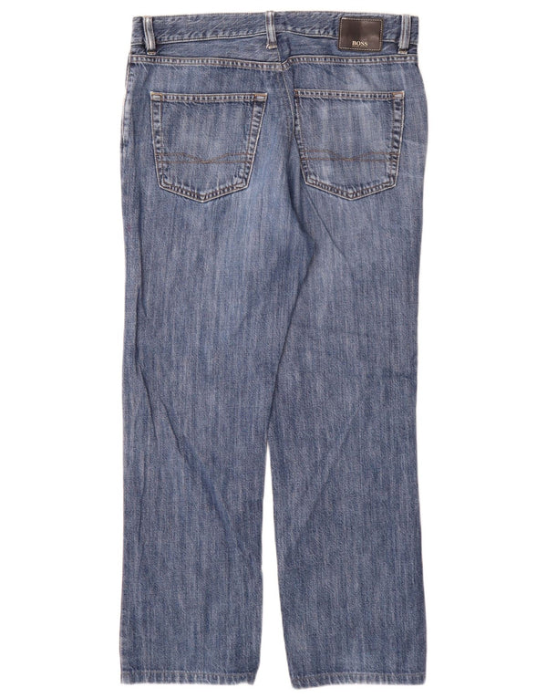 Vaqueros Hugo Boss Hombre Rectos W32 L29 Azul