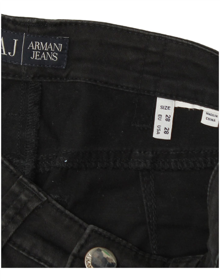 Vaqueros Armani Mujer Rectos W28 L30 Negro