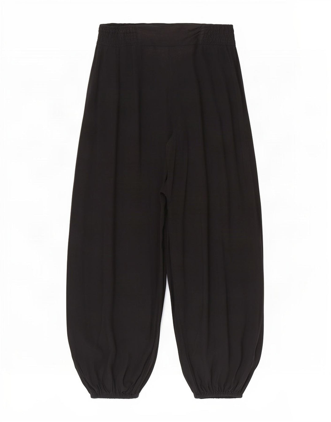 Marks & Spencer Pantalones Harem para Mujer Medianos W28 L26 Viscosa Negra