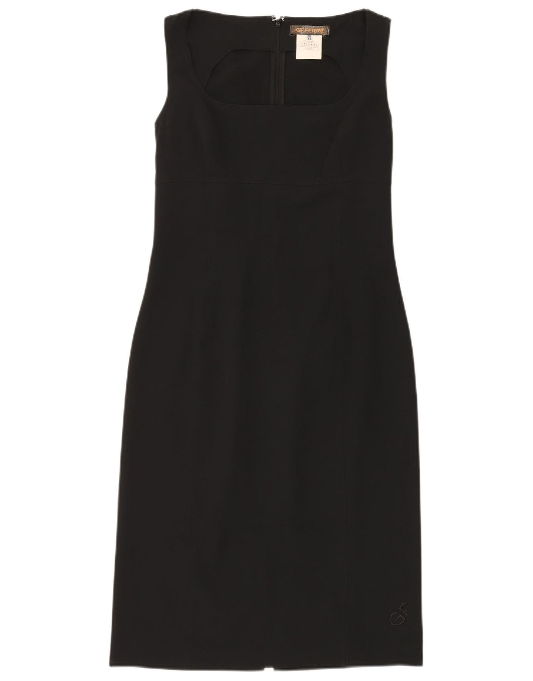 Vestido tubo sin mangas para mujer GF Ferre IT 44 Poliéster negro mediano