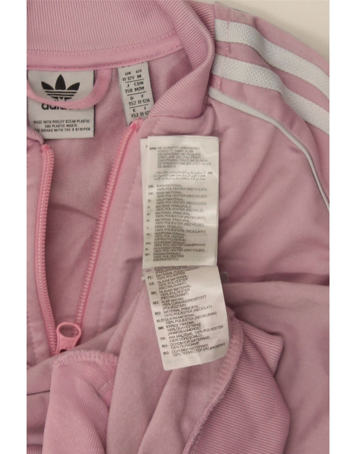 Adidas Chaqueta Chándal Niña 11-12 Años Rosa Poliéster