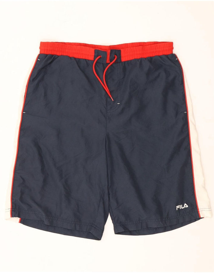 Fila Bañador para hombre, talla grande, color azul marino