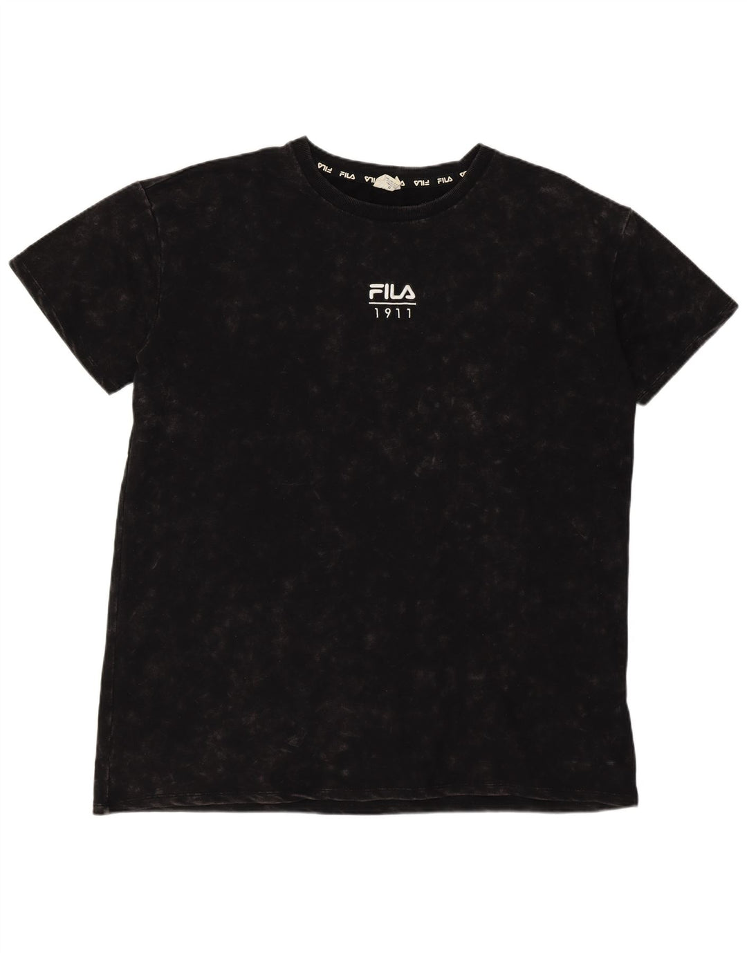 Fila Camiseta para hombre Top 2XL Algodón teñido anudado negro