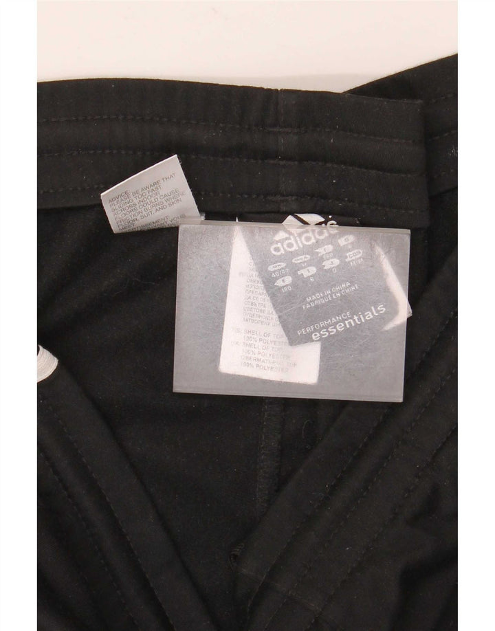 Adidas Pantalones de chándal para hombre UK 40/42 Medium Negro Poliéster