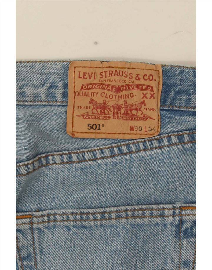 Levi's Hombre 501 Vaqueros Rectos W30 L30 Azul