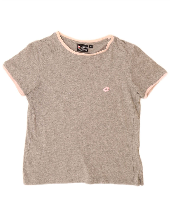 LOTTO Camiseta para mujer Top UK 6 XS Gris moteado
