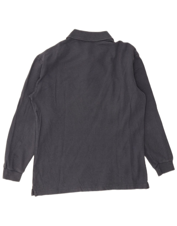 Fila Polo de manga larga para hombre IT 46 Small Azul marino
