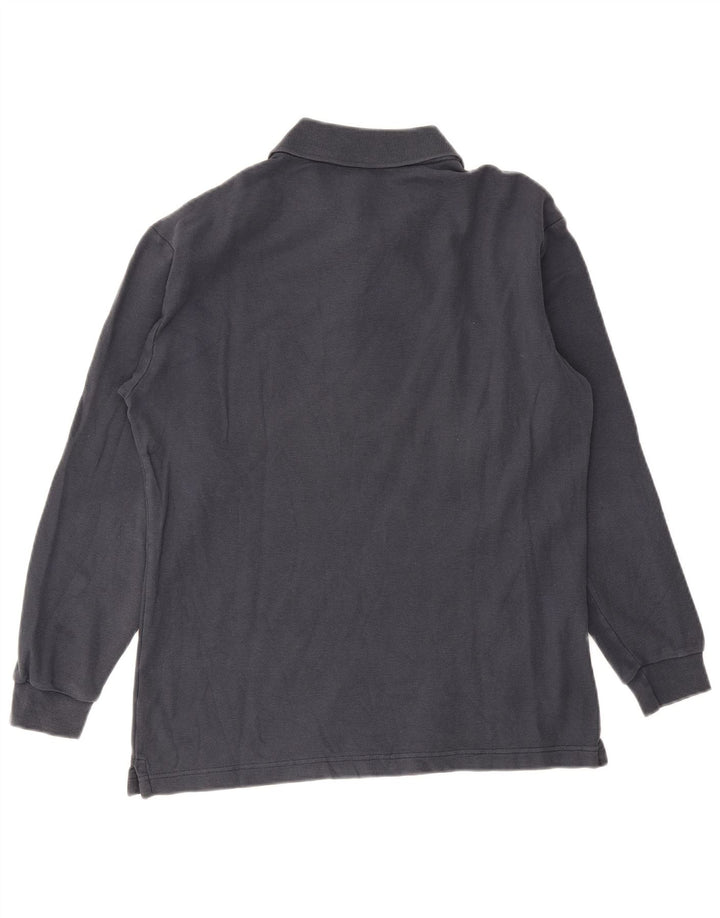 Fila Polo de manga larga para hombre IT 46 Small Azul marino