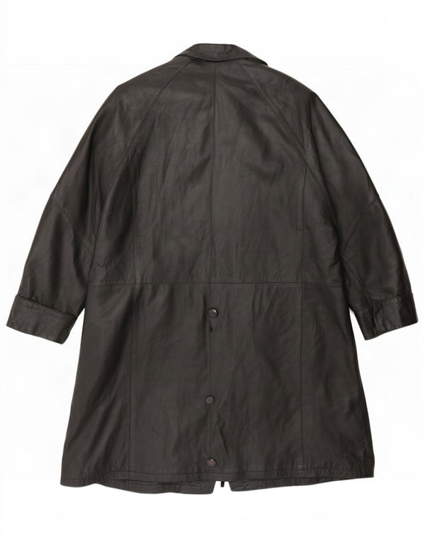Douglas Abrigo de cuero para mujer UK 46 Grande Negro