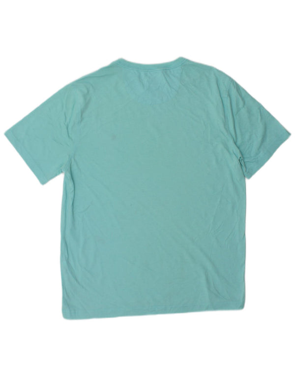 IZOD Camiseta de agua salada para hombre Top Small Blue Cotton
