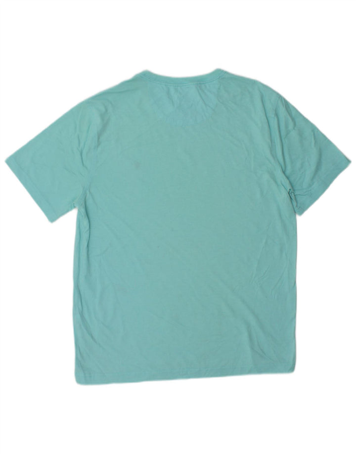 IZOD Camiseta de agua salada para hombre Top Small Blue Cotton