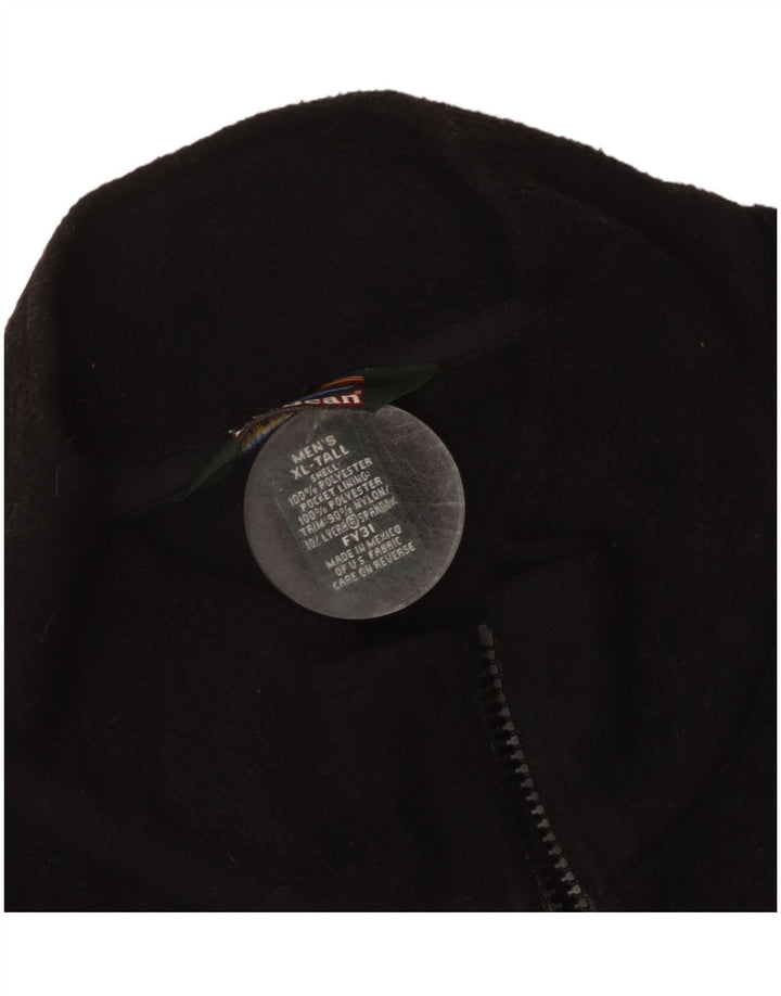 L.L.Bean Chaqueta polar para hombre UK 42 XL Poliéster negro