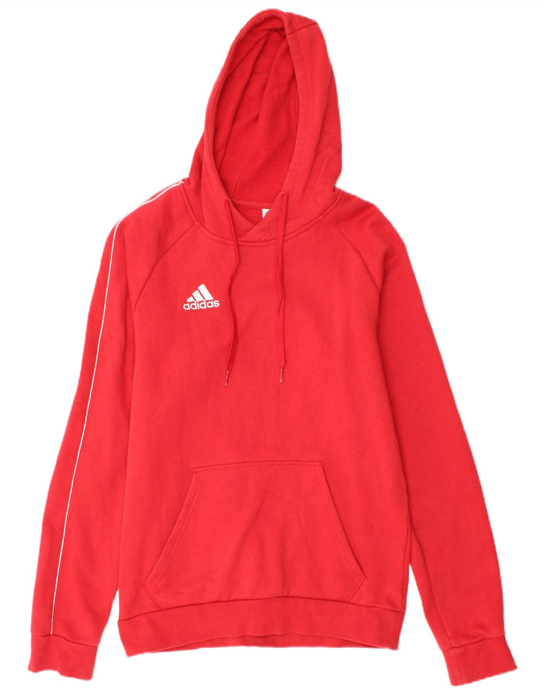 ADIDAS Hombre Sudadera con capucha Jumper Small Rojo Algodón