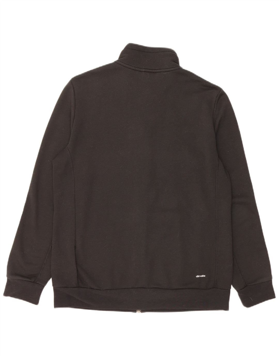 Adidas Mujer Climalite Chándal Top Chaqueta UK 16/18 Grande Negro Poliéster