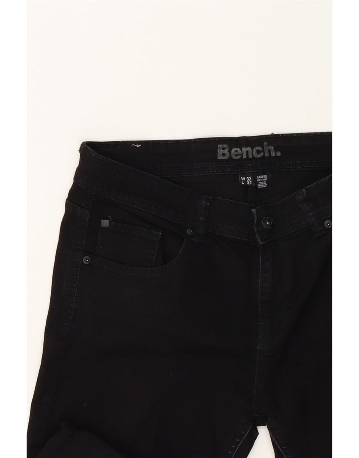 BENCH Womens Skinny Jeans W32 L32 Black Cotton Vintage Bench and Second-Hand Bench from Messina Hembry 